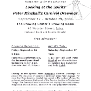 Peter Minshall’s Carnival Drawings